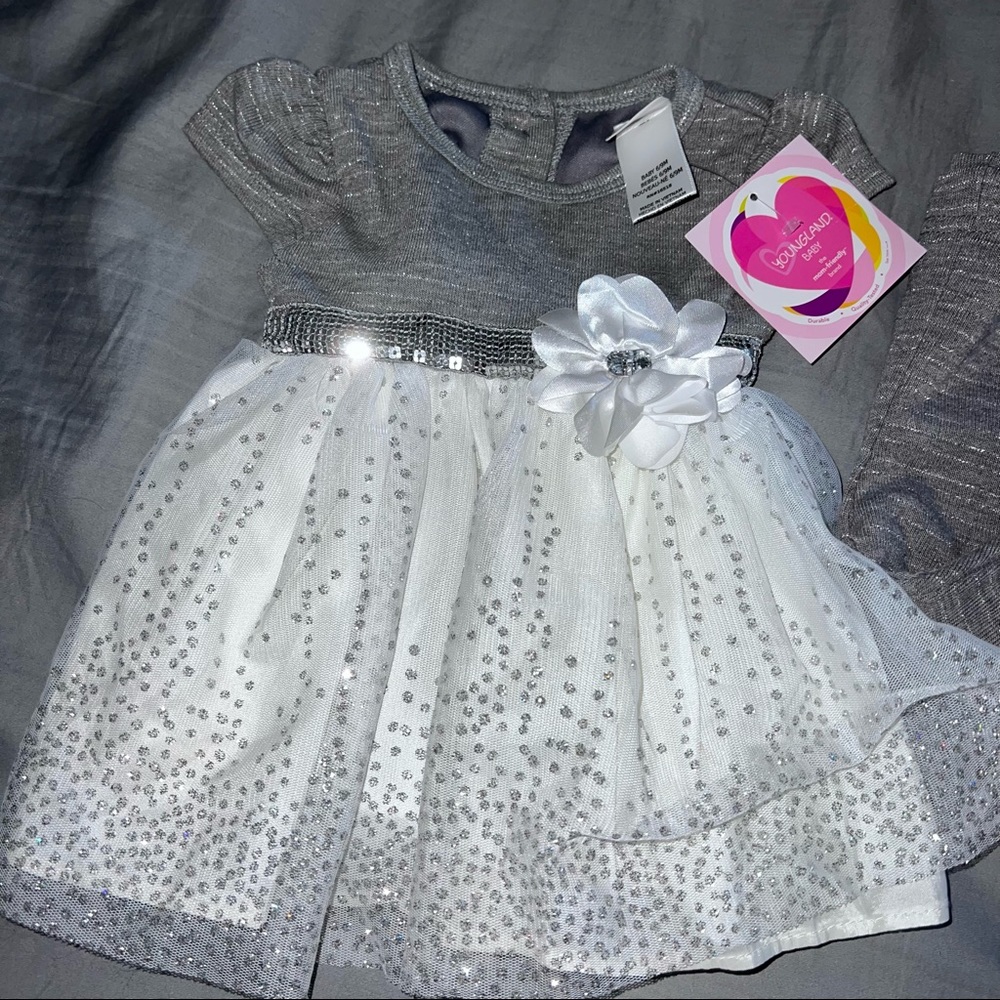 Baby dress with pants
